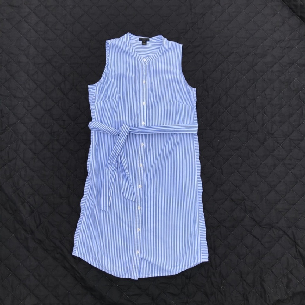 J.Crew Sleeveless shirtdress